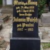 Paulini Peter 1852-1921 Koenig Maria 1858-1926 Grabstein